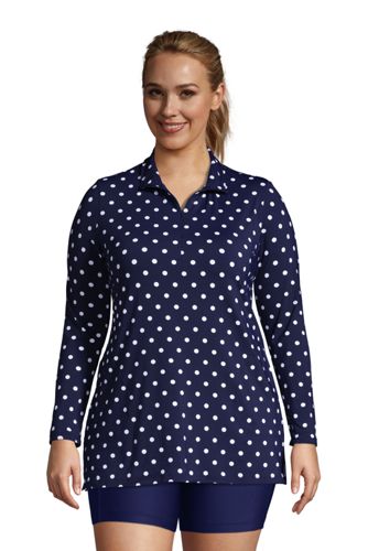 lands end plus size rash guard