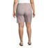 Women's Plus Size Sport Knit Shorts Print , Back