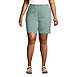 Women's Plus Size Sport Knit Shorts Print , Front