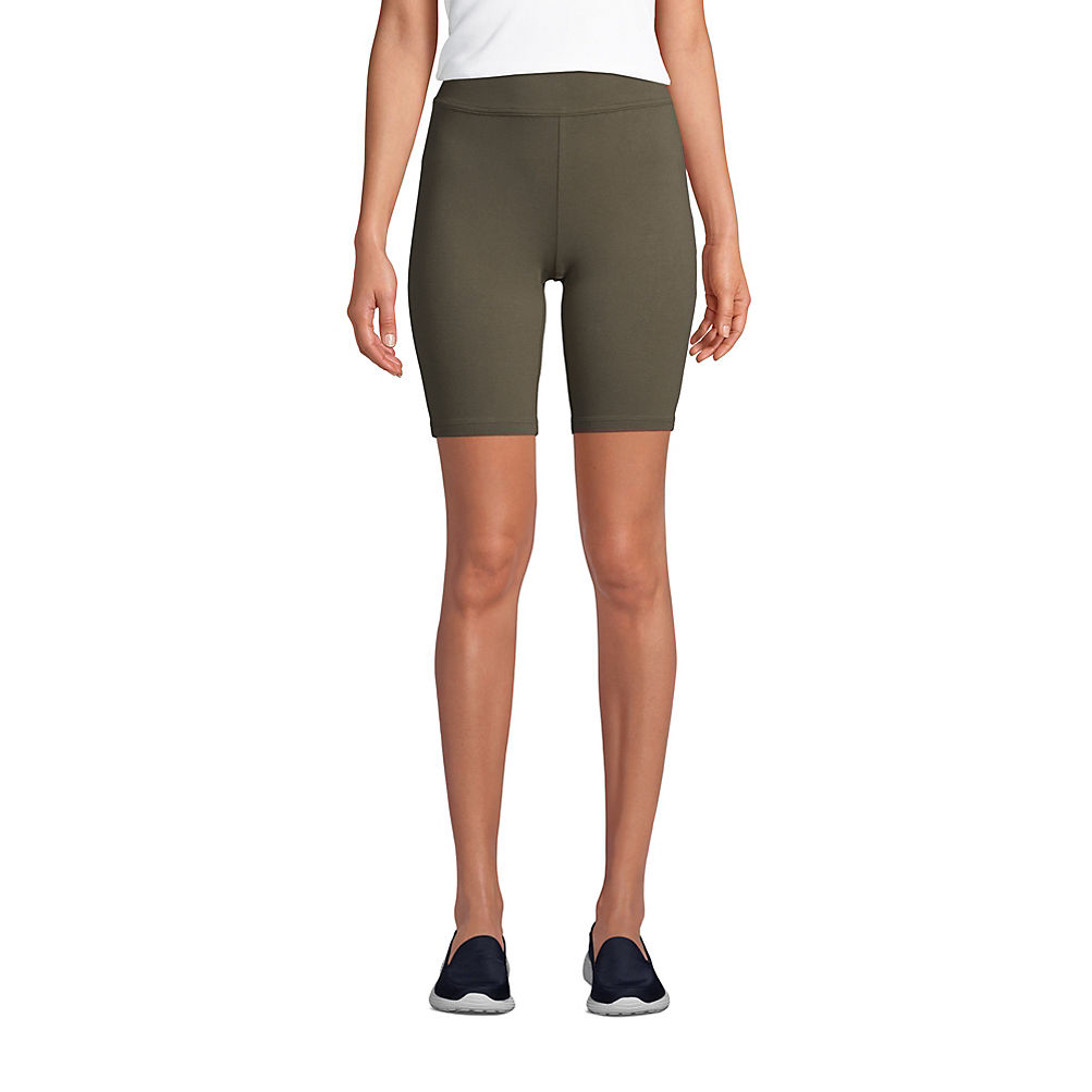 High-Waisted Jersey Bike Shorts For Women -- 7-Inch Inseam