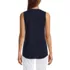 Women's Petite Supima Cotton Tunic Tank Top, Back