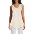 Women's Petite Supima Cotton Tunic Tank Top, Front