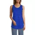 Women's Petite Supima Cotton Tunic Tank Top, Front