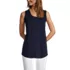 Women's Petite Supima Cotton Tunic Tank Top, Front