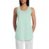 Women's Petite Supima Cotton Tunic Tank Top, Front
