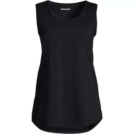 Women's Tall Supima Cotton Tunic Tank Top - primary