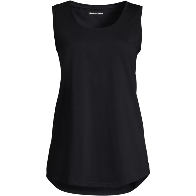 Women's Supima Cotton Tunic Tank Top, Front