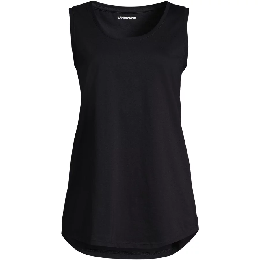 Women's Supima Cotton Tunic Tank Top view 1