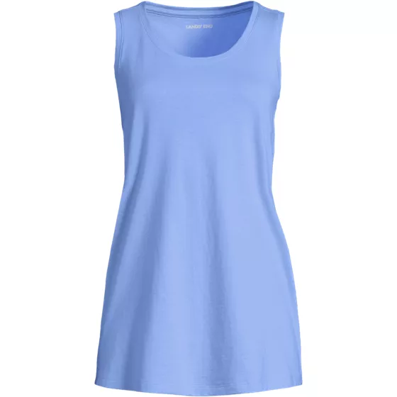 Women's Supima Cotton Tunic Tank Top - primary