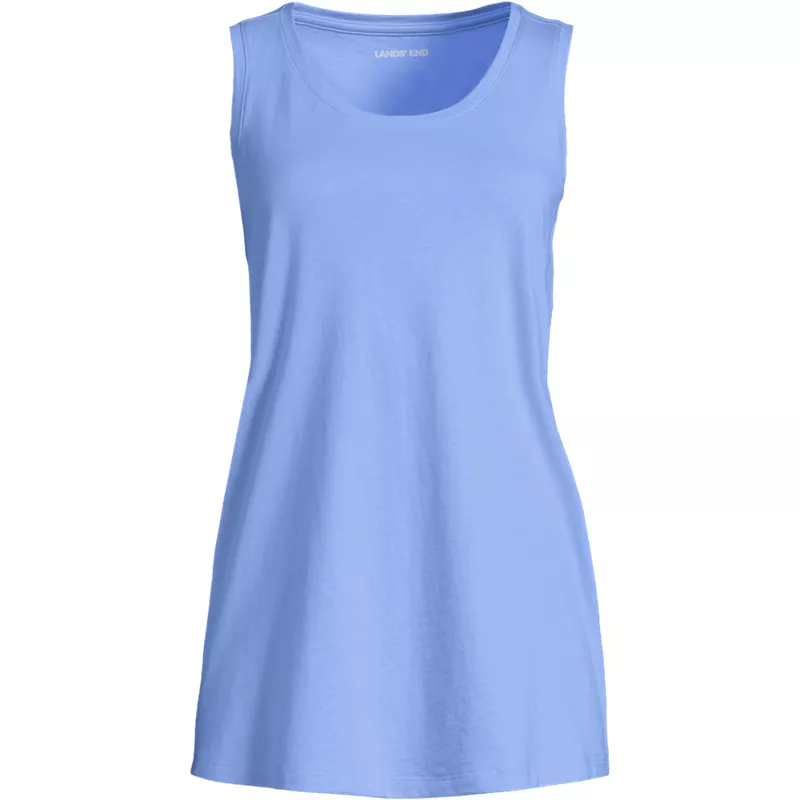 Women's Supima Cotton Tunic Tank Top, Front