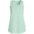 Women's Petite Supima Cotton Tunic Tank Top, Front