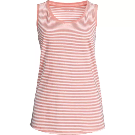 Women's Plus Size Supima Cotton Tunic Tank Top - primary