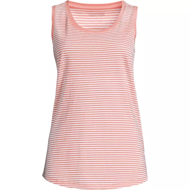 Women's Plus Size Supima Cotton Tunic Tank Top, Front