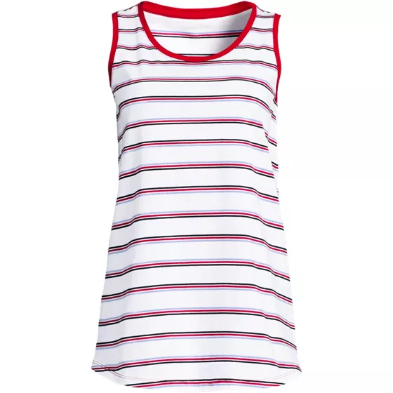 Women's Tall Supima Cotton Tunic Tank Top - primary