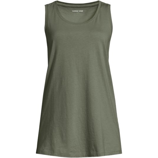 Petite Women's Green Tank Tops | Lands' End