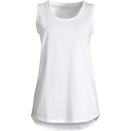 Women's Tall Supima Cotton Tunic Tank Top - primary