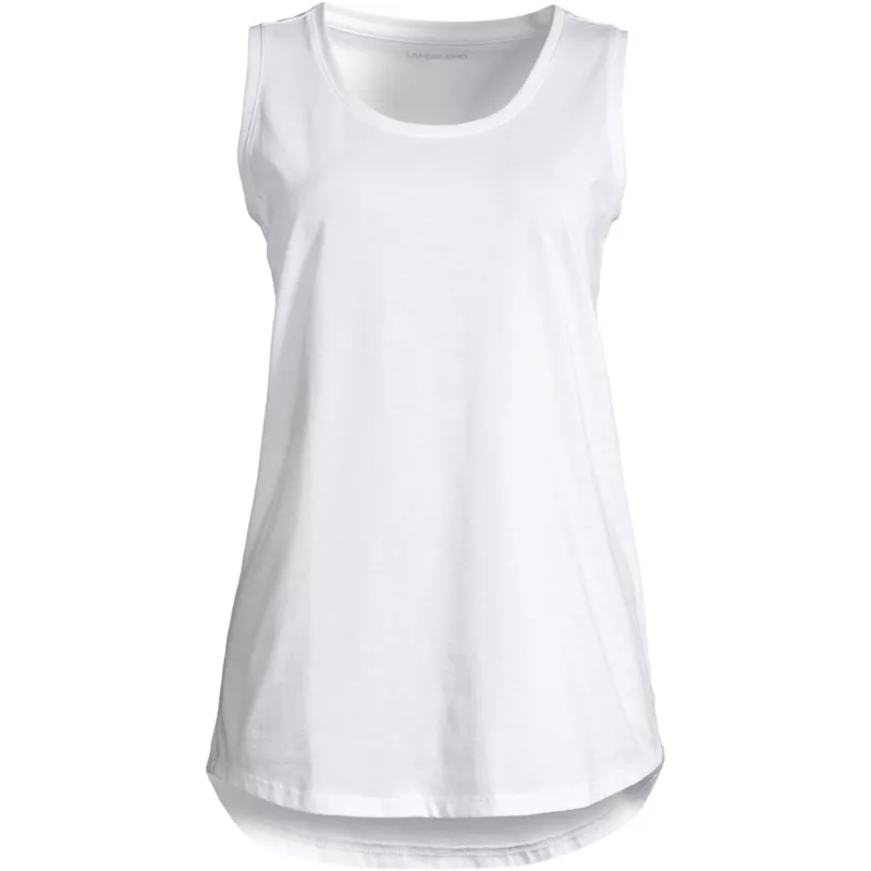 Women's Supima Cotton Tunic Tank Top, Front