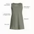 Women's Supima Cotton Tunic Tank Top, alternative image