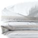 400 Thread Count Premium Supima Cotton No Iron Sateen Embroidered Duvet Bed Cover, alternative image