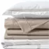 400 Thread Count Premium Supima Cotton No Iron Sateen Embroidered Duvet Bed Cover, Front