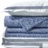 400 Thread Count Premium Supima Cotton No Iron Sateen Embroidered Duvet Bed Cover, Front