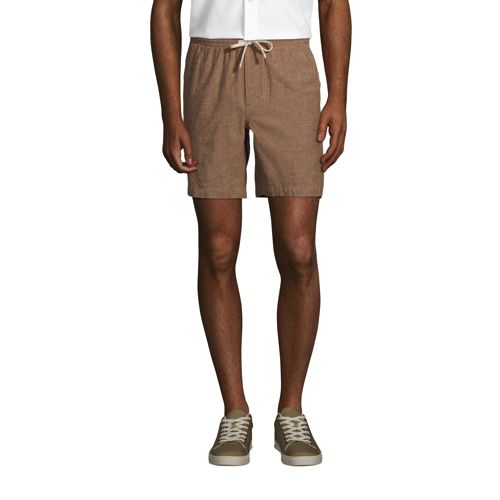 Men's Linen/Cotton Deck Shorts