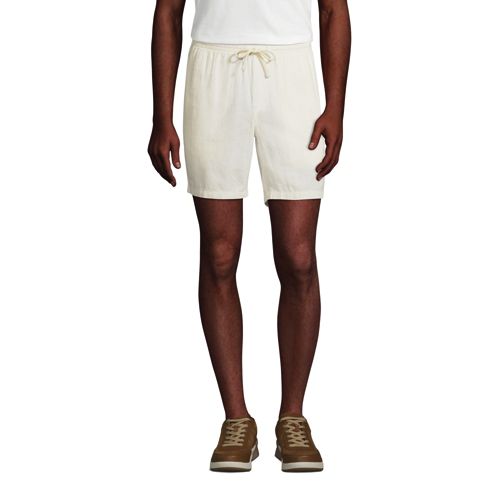 Casual linen bermudas for mens with regular fit