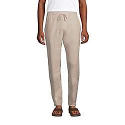 Men's Linen Cotton Deck Pants, Front
