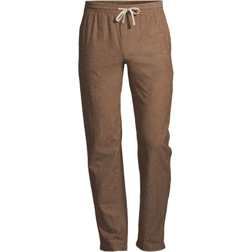 Men's Linen Cotton Deck Pants, Shorts 
