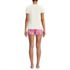 Women's Knit Pajama Short Set Short Sleeve T-Shirt and Shorts, Back