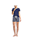 Pyjashort 2 Pièces en Coton Stretch, Femme Stature Standard