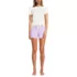 Women's Knit Pajama Short Set Short Sleeve T-Shirt and Shorts, Front