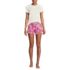 Women's Knit Pajama Short Set Short Sleeve T-Shirt and Shorts, Front