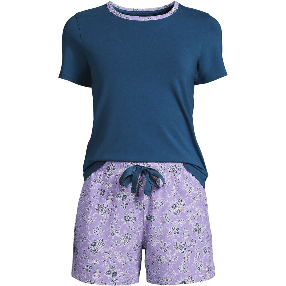 Women's short sleeve discount and shorts pajama set