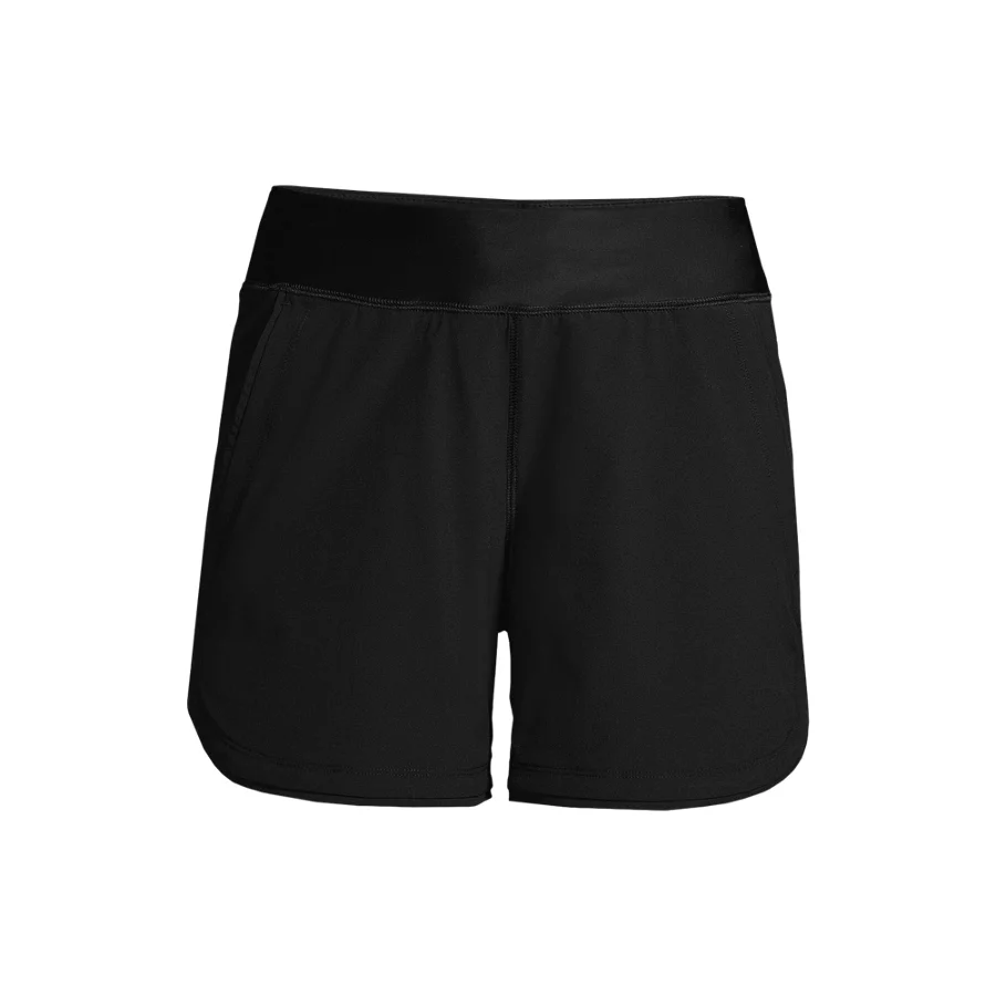 Women's Curvy Fit 5 Quick Dry Board Shorts Swim Shorts With Panty view 5
