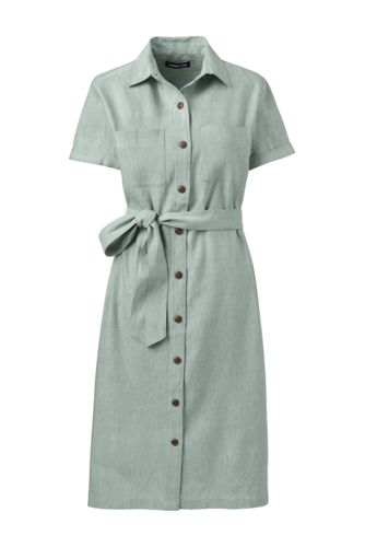 women's short sleeve shirt dress