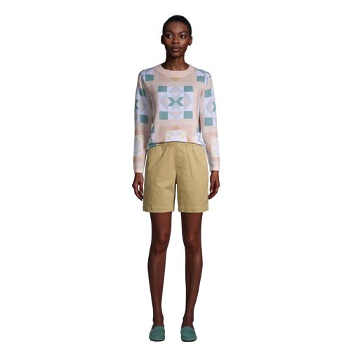 Chino-Shorts mit Dehnbund, 18 cm für Damen image number 3