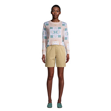 Chino-Shorts mit Dehnbund, 18 cm für Damen image number 3
