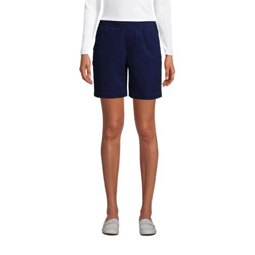 Chino-Shorts mit Dehnbund, 18 cm für Damen