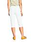Capri-Jeans Mid Waist in Weiß