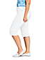 Capri-Jeans Mid Waist in Weiß für Damen in Plus-Größe