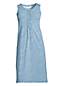 Robe Sans Manches en Jersey Stretch à Plastron, Femme Stature Standard