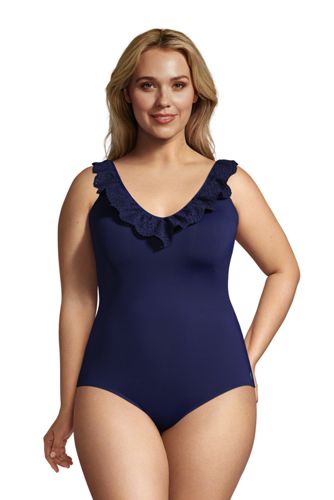 Plus Size One Piece Swimsuits Lands End