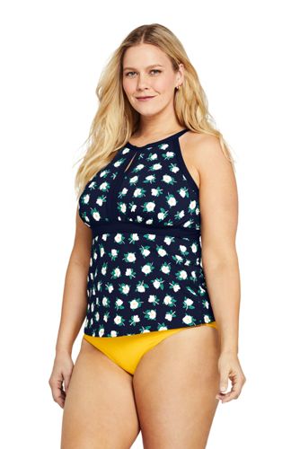lands end plus swimsuits