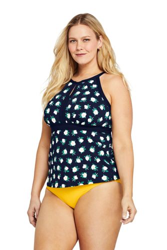 lands end plus size swimwear