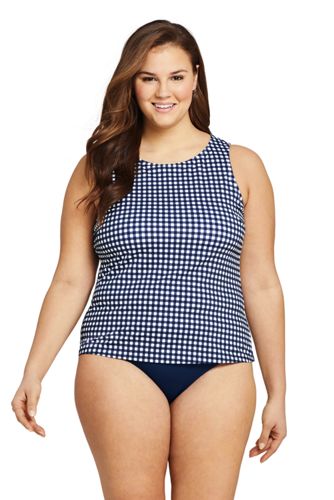 lands end plus size mastectomy swimsuits