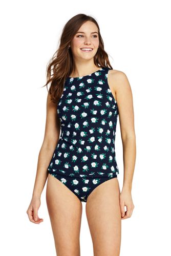 lands end plus size tankini tops