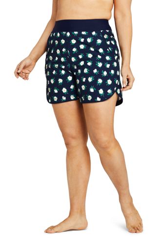 lands end swim shorts plus size