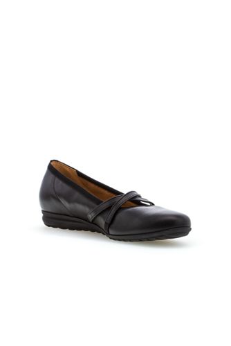 gabor black ballet pumps