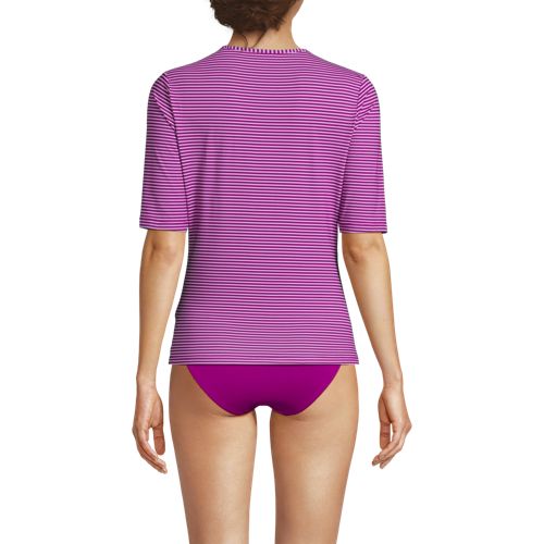 Women's SunShade UPF 50 Elbow Sleeve Relaxed Rash Guard, Back